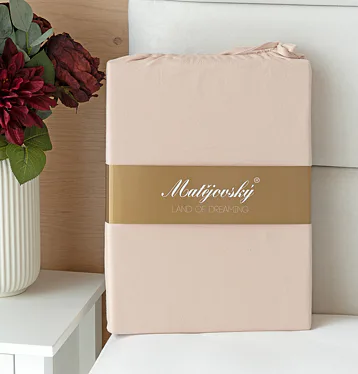 Prostěradlo Pudrové