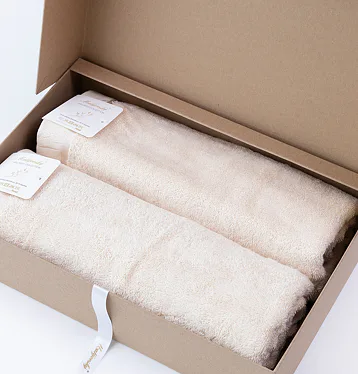 Dárkové balení ručníků Luna perlová 2 ks