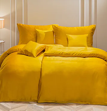 Povlečení Luna medově žlutá