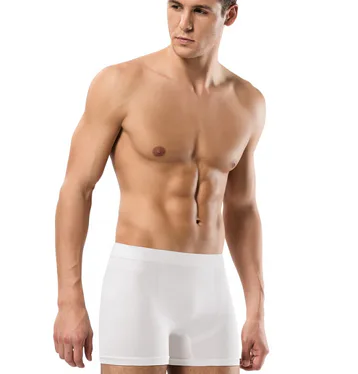 Bezešvé boxerky Rocky bílé