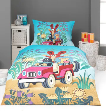 Povlečení Krtek v autě