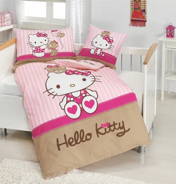 Povlečení Kočička a medvídek