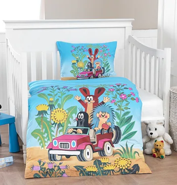 Povlečení Krtek v autě