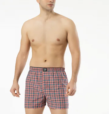 Boxerky Enzo červeno-zelené