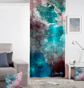 Dekorační závěs Hlubina