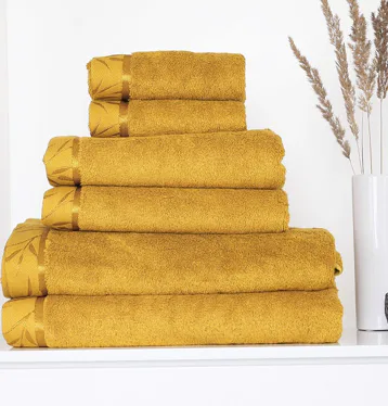Ručník Luna medově žlutá