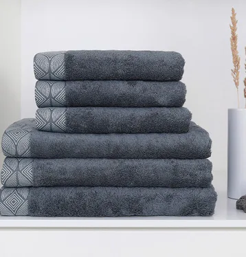 Ručník Beech šedomodrá