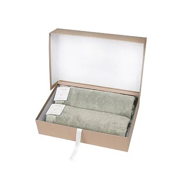 Dárkové balení ručníků Luna světle zelená 2 ks
