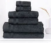 Ručník Eucalypta antracitově zelená