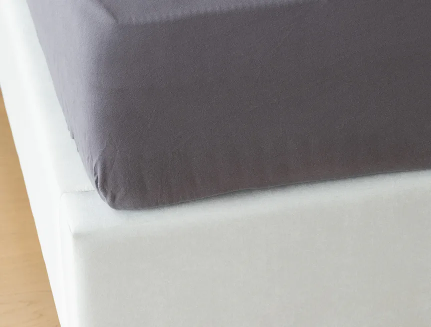 Prostěradlo Středně šedé INTERLOCK