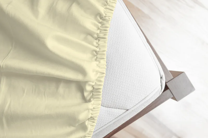Prostěradlo Světle béžové ELASTAN STANDARD